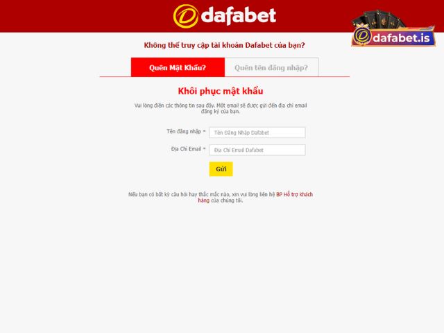 Hướng dẫn đăng nhập Dafabet chơi cá cược