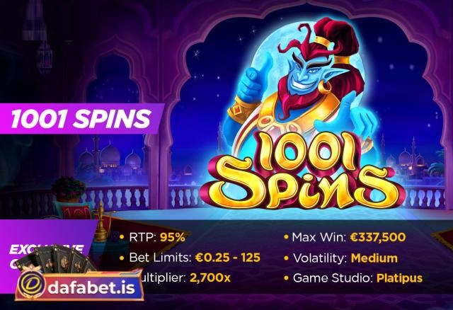 Nhận được gì khi trải nghiệm 1001 Spins?